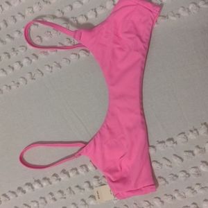 NWT Aerie bikini Pink bikini top